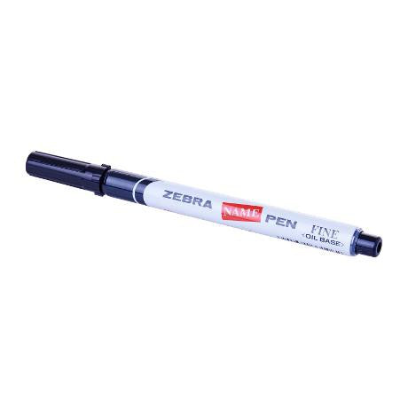 Zebra Name Pen Permanent Marker Black/Blue/Red