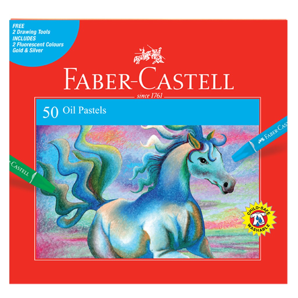 Faber-Castell Oil Pastel with 50 Colours