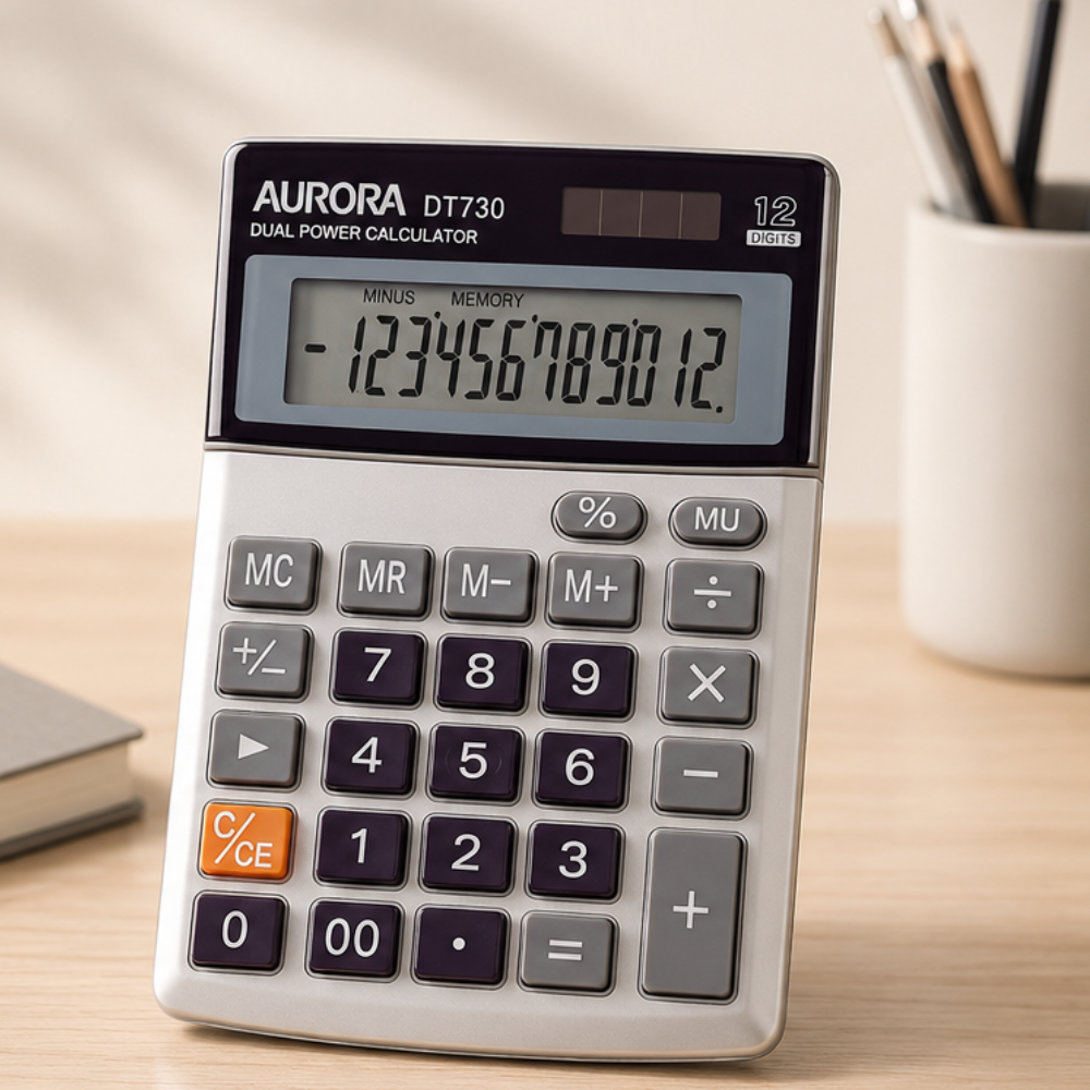 Aurora DT-730 Calculator 12 Digit