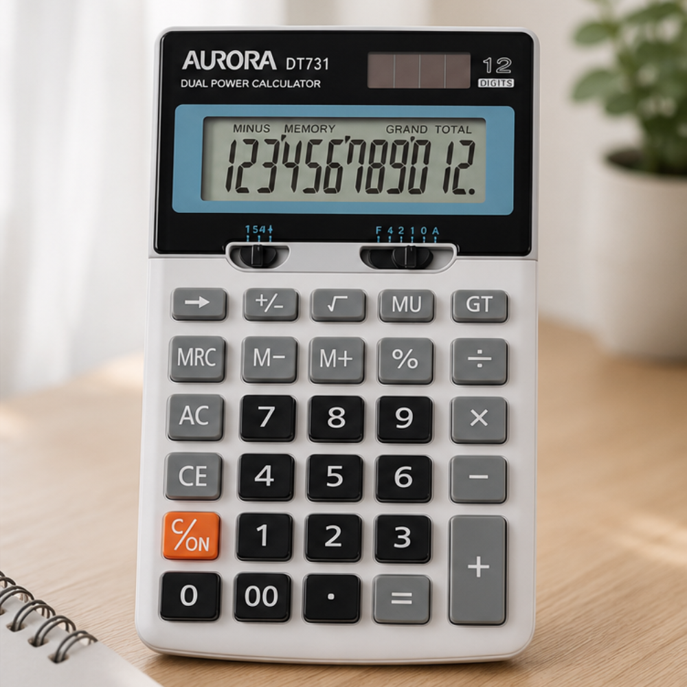 Aurora DT-731 Calculator 12 Digit