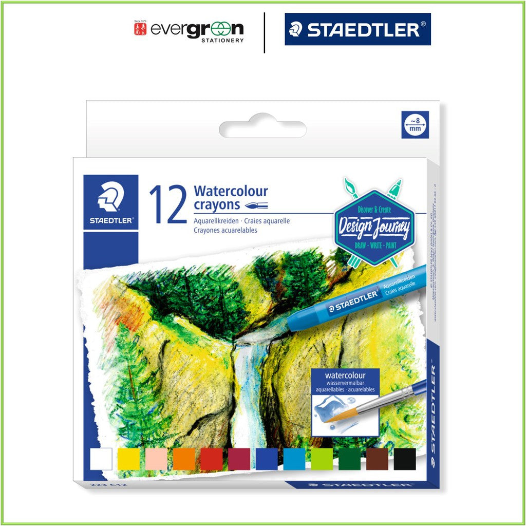 Staedtler Watercolour Crayons Karat 12pcs