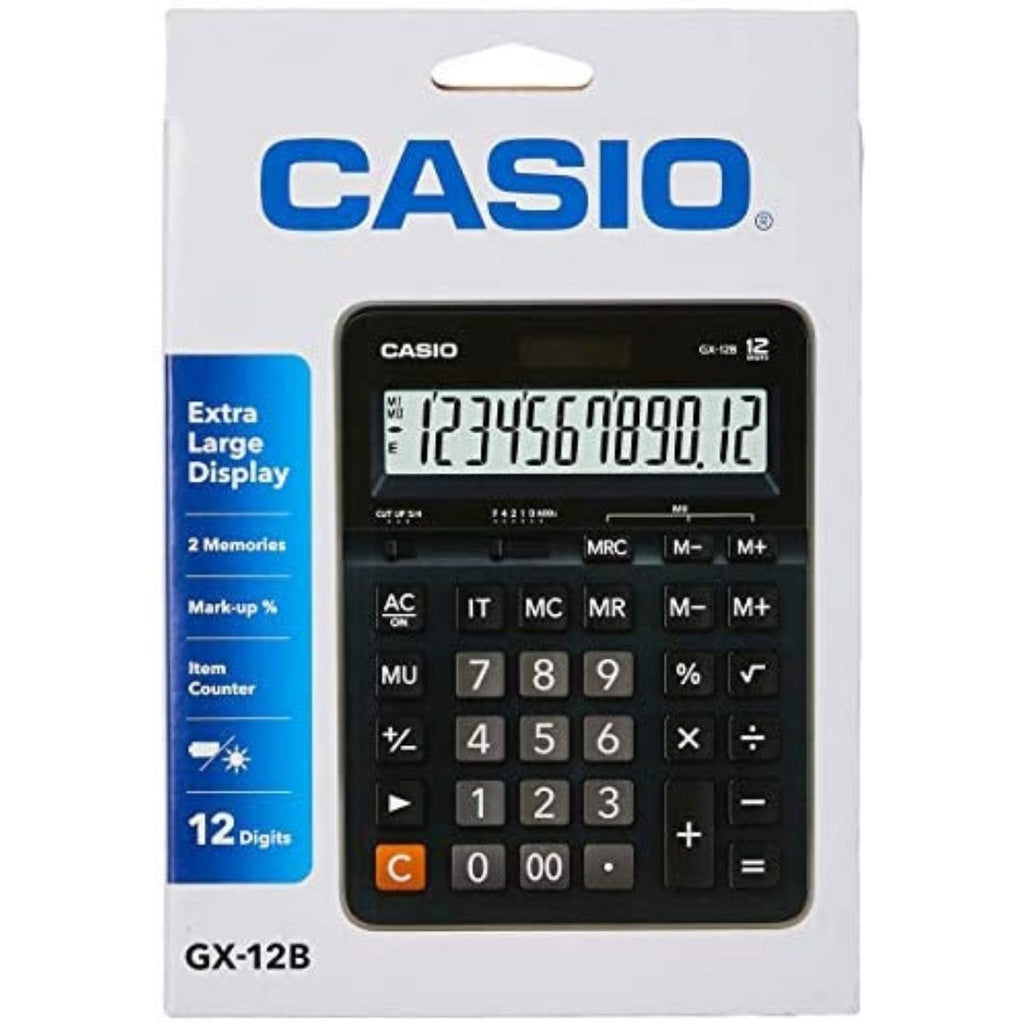 Casio Desk Type - 12 Digts GX-12B Calculator