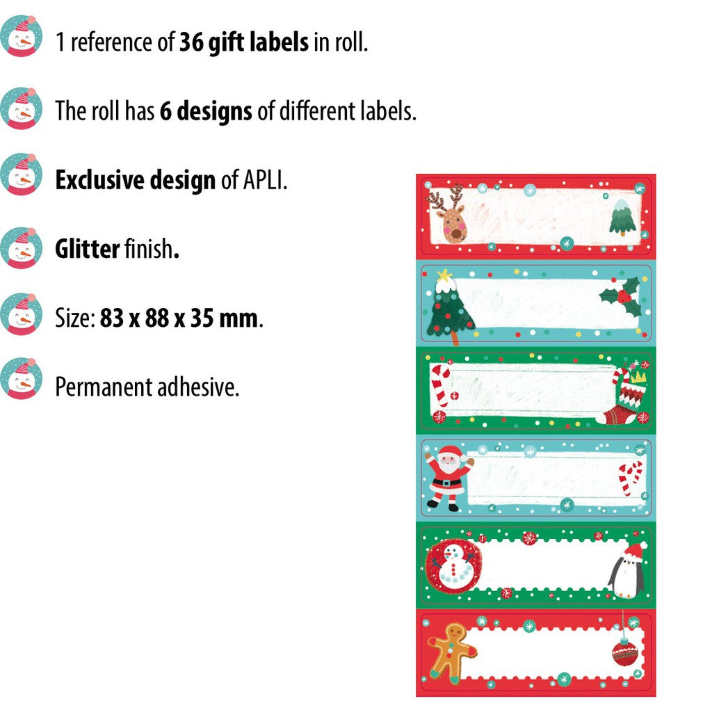 APLI Gift Labels