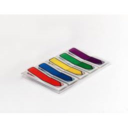 3M 684ARR1 P-T ARROW FLAGS .47X1.7" 100FLG 4COLX25SHT 24PK/CS