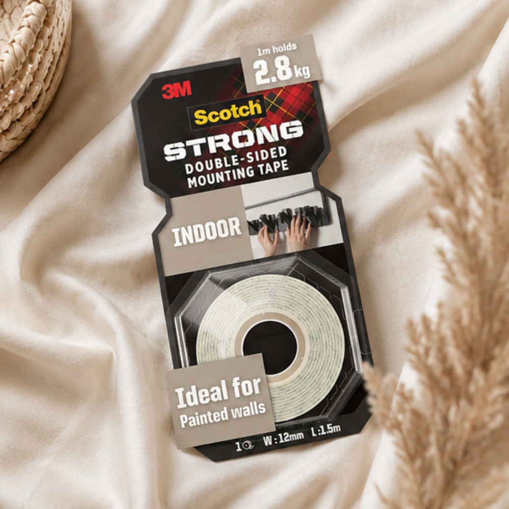 3M Scotch Indoor Double-Sided Mounting Tape 110-S12 (12mm x 1.5M)