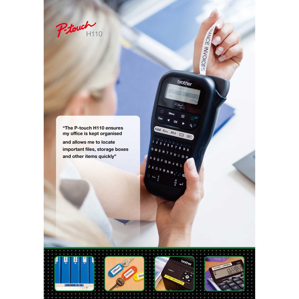 Brother PT-H110 Label Machine P-Touch H110Personal handheld labeller