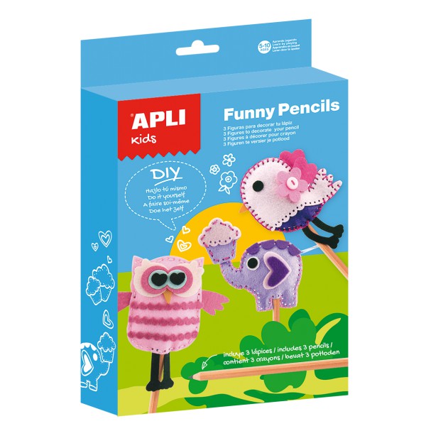 Apli Sand Art Adhesive Coloring Sheets 13749 *Kit of 3 Pencil Apli 13813