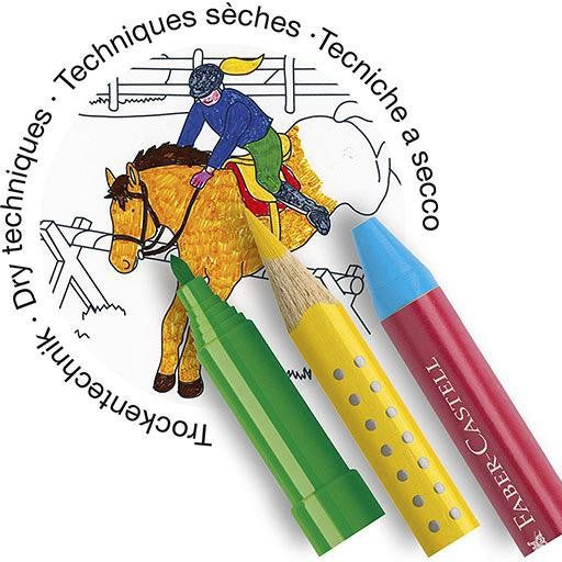 Faber Castell Banner Roll with Pony Farm Motif