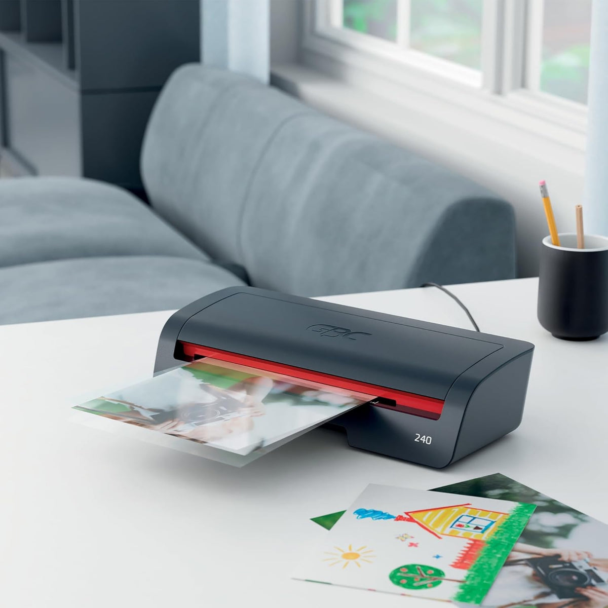 GBC 240 Home Office A4 Laminator | Ready in 2 Minutes, Smooth Jam-Free Lamination