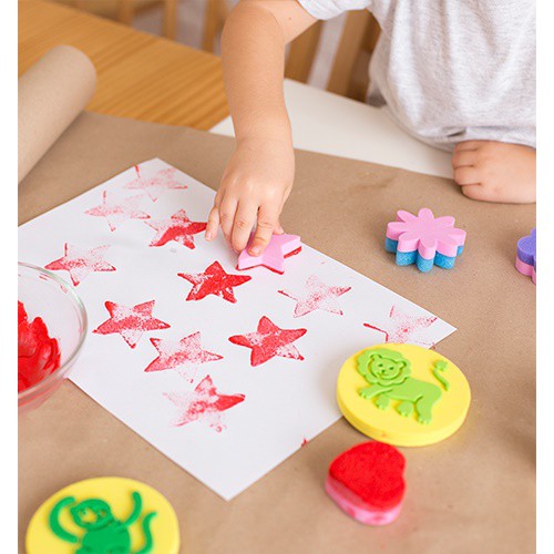 APLI 3 Sponge stamps for stamping paint