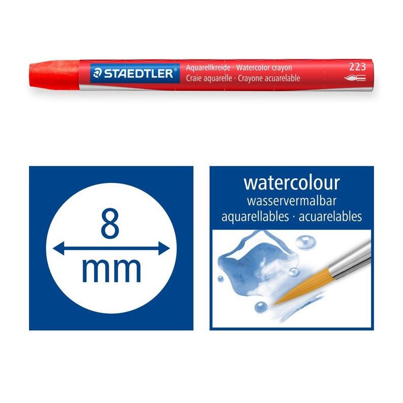 Staedtler Watercolour Crayons Karat 12pcs