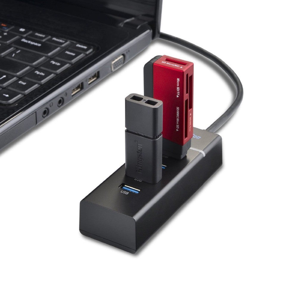 4 Ports USB 3.0 Hub Splitter High Speed for Computers/Laptops