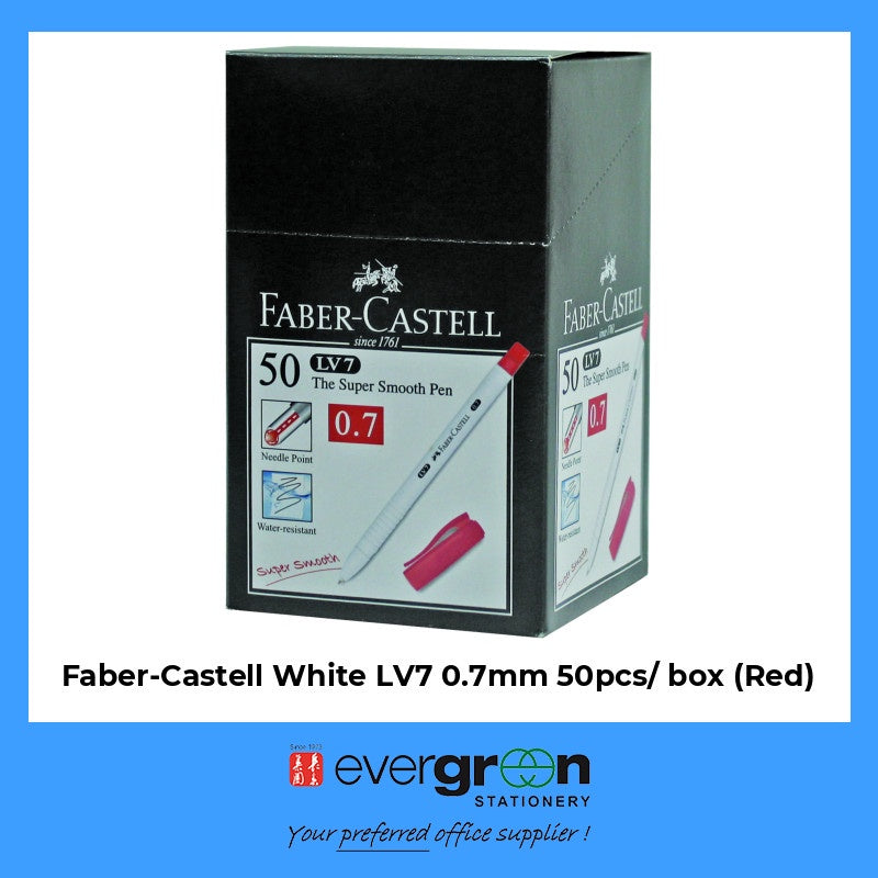 Faber-Castell White LV7 0.7mm 50pcs