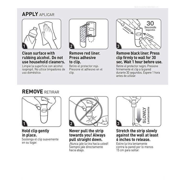 3M Command™ Clear Medium Refill Strips 17021CLR