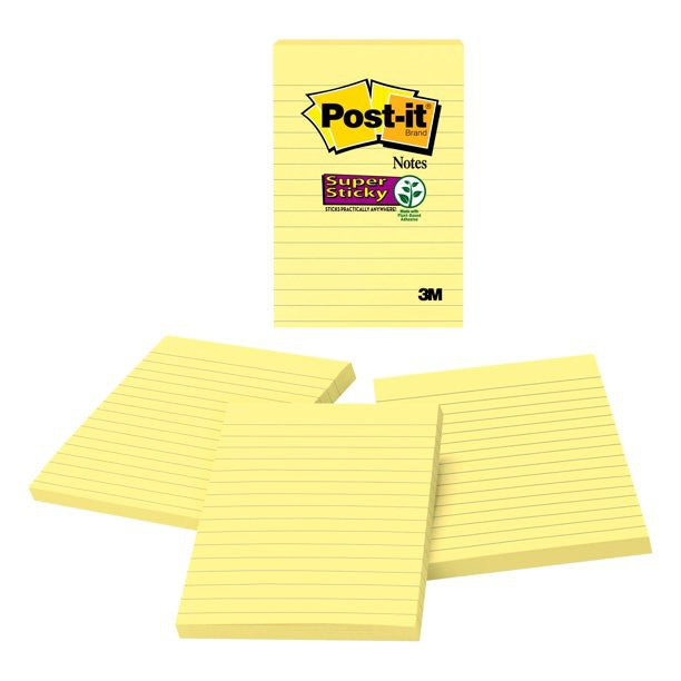 3M Post-it® Lined Notes 660S, 4X6"