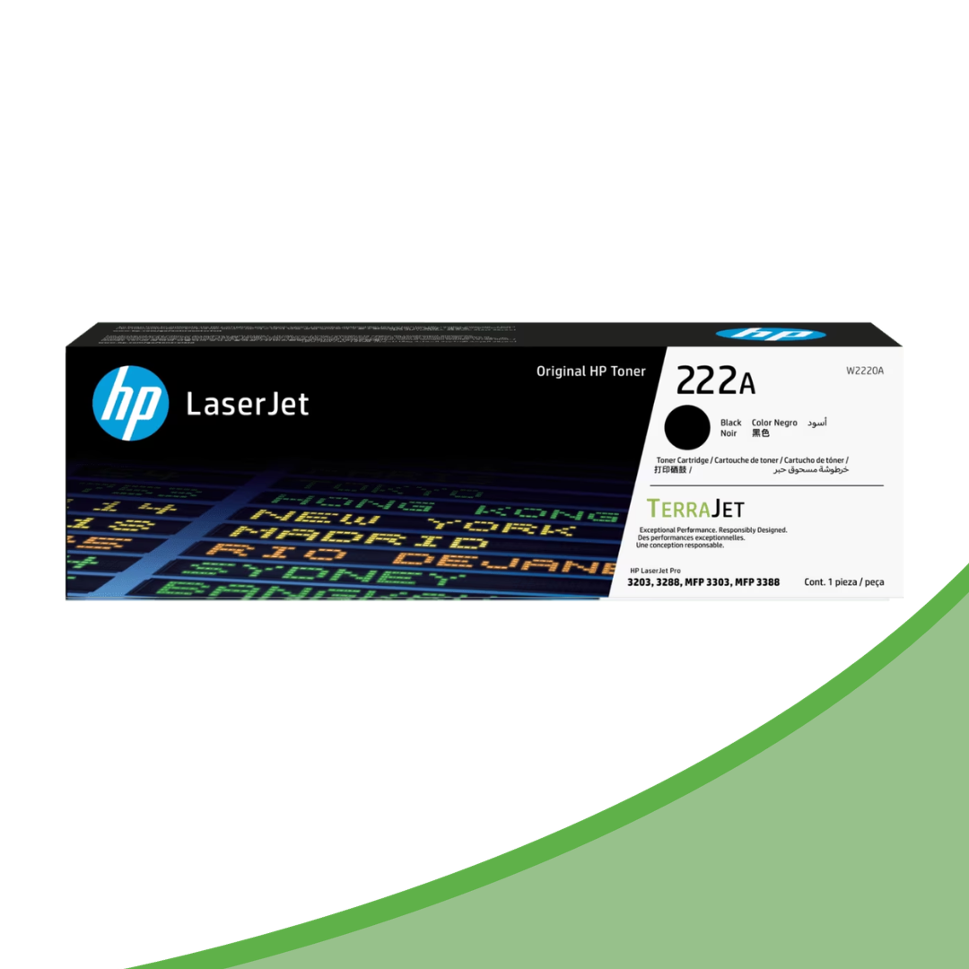 HP 222A Toner Cartridge | Black, Cyan, Magenta,Yellow