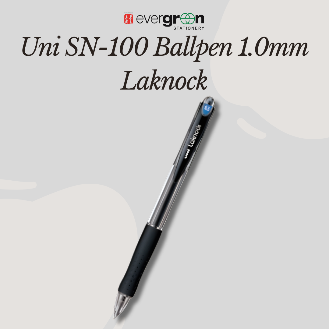 Uni SN-100 Ballpen 1.0mm Laknock