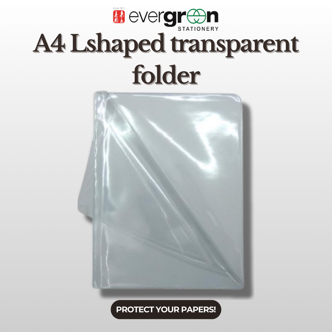 A4 PVC L-Shaped Folder(50pcs/pkt)