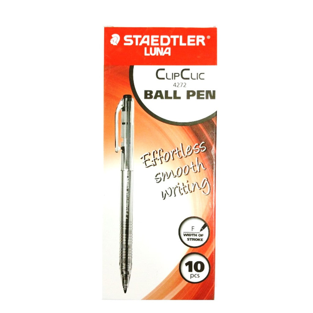Staedtler Ballpen Luna ClipClic 0.7mm 10pcs