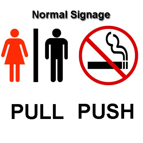 Normal Signage Female Male 55mm*60mm/ 60mm*60mm/ 100*100mm