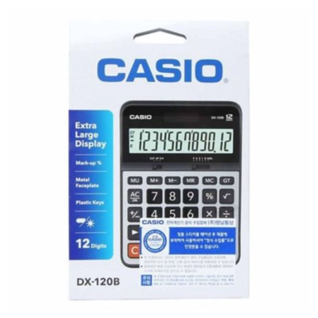 Casio Desk Type - 12 Digits DX-12B Calculator