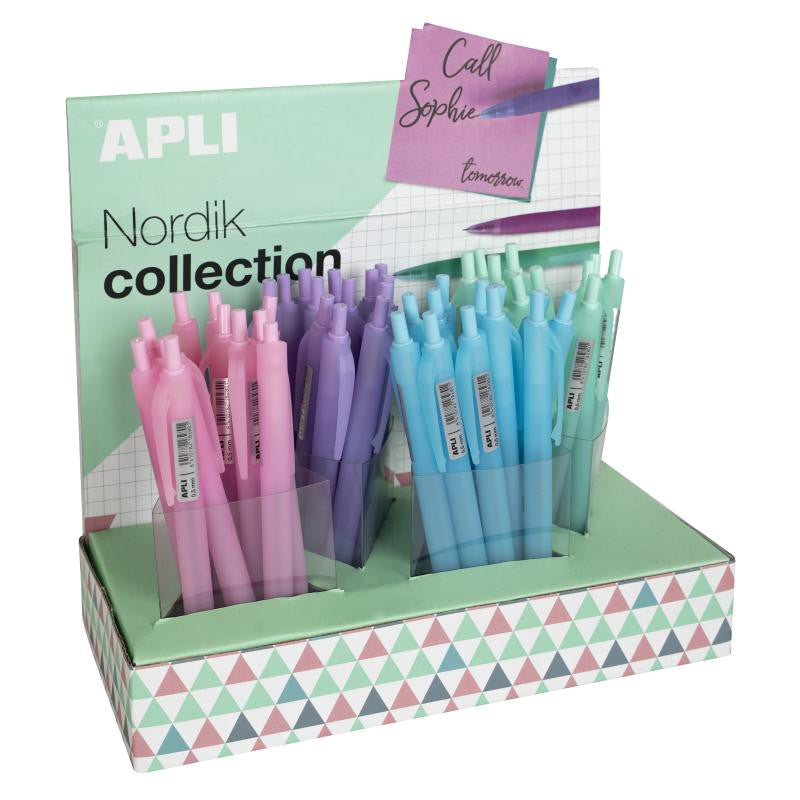 Apli Nordik Collection Pastel Pen Blue Ink 0.5mm #18280