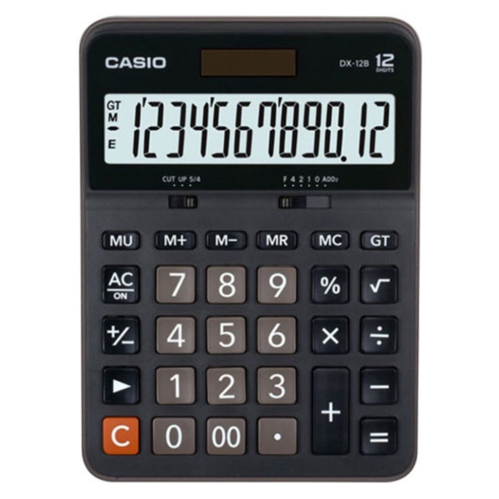 Casio Desk Type - 12 Digits DX-12B Calculator