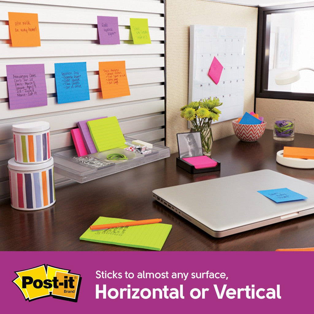 3M Super Sticky Recycled Notes Bali Collection | 3" x 3" | 654-5SSNRP