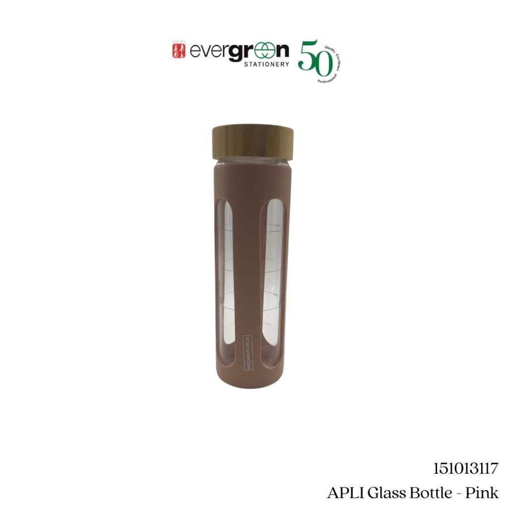 APLI Glass Water Bottle