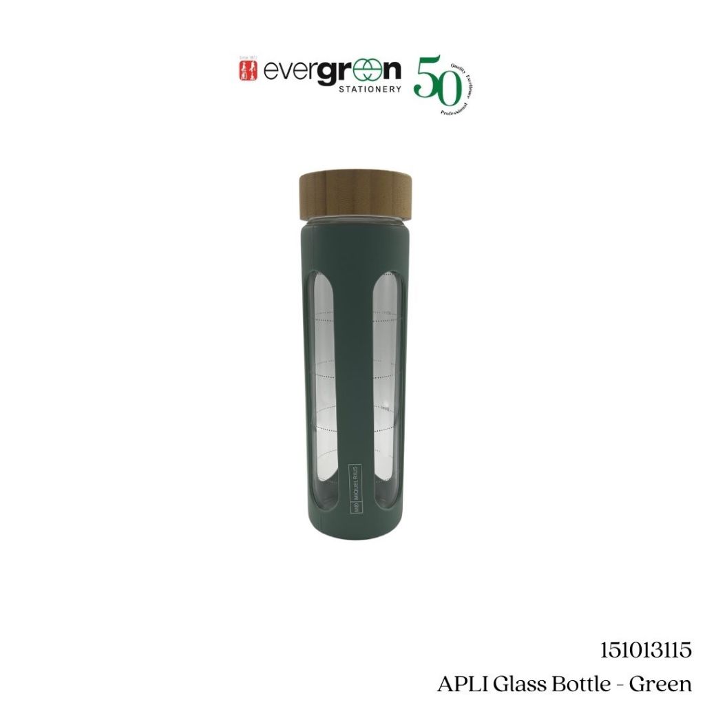 APLI Glass Water Bottle