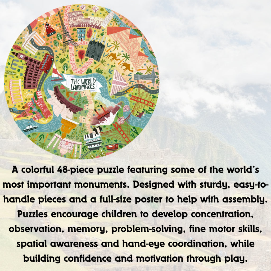 Apli Circular Monument Puzzle |Puzzle|Educational|Child Game|