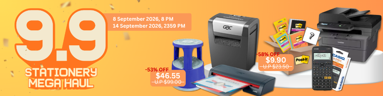9.9 | Stationery Mega Sale