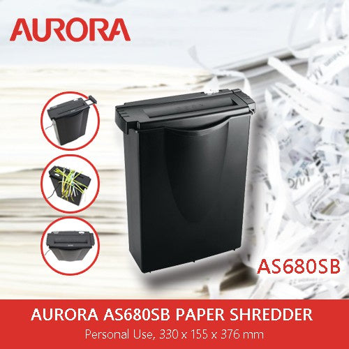 Aurora AS680SB Strip Cut Shredder