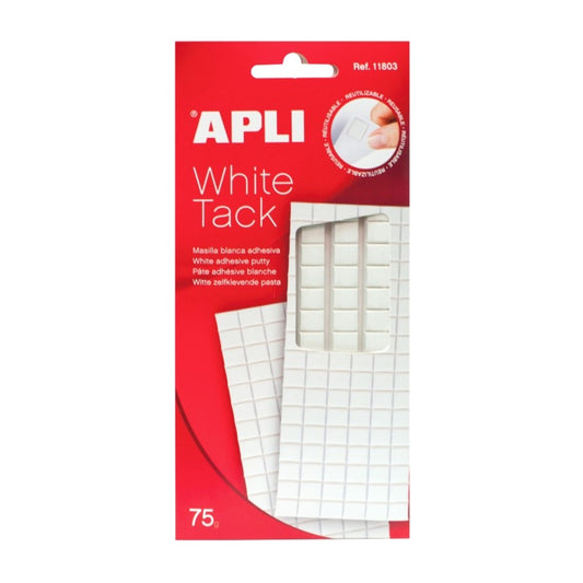 [SG] Apli Tack White Pre-cut Mouldable Putty 75g [Evergreen Stationery]