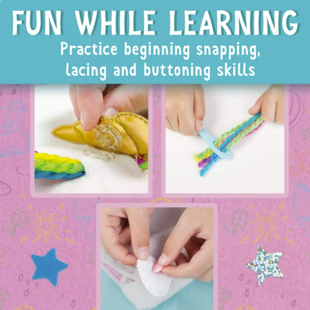 Faber Castell Unicorn Purse | Creativity for Kids | Ages 4+ | NO Sew