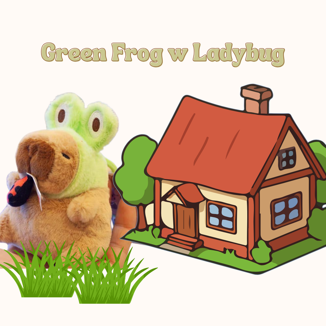 [SG] Capybara String Soft Toy Keychain [Evergreen Stationery]