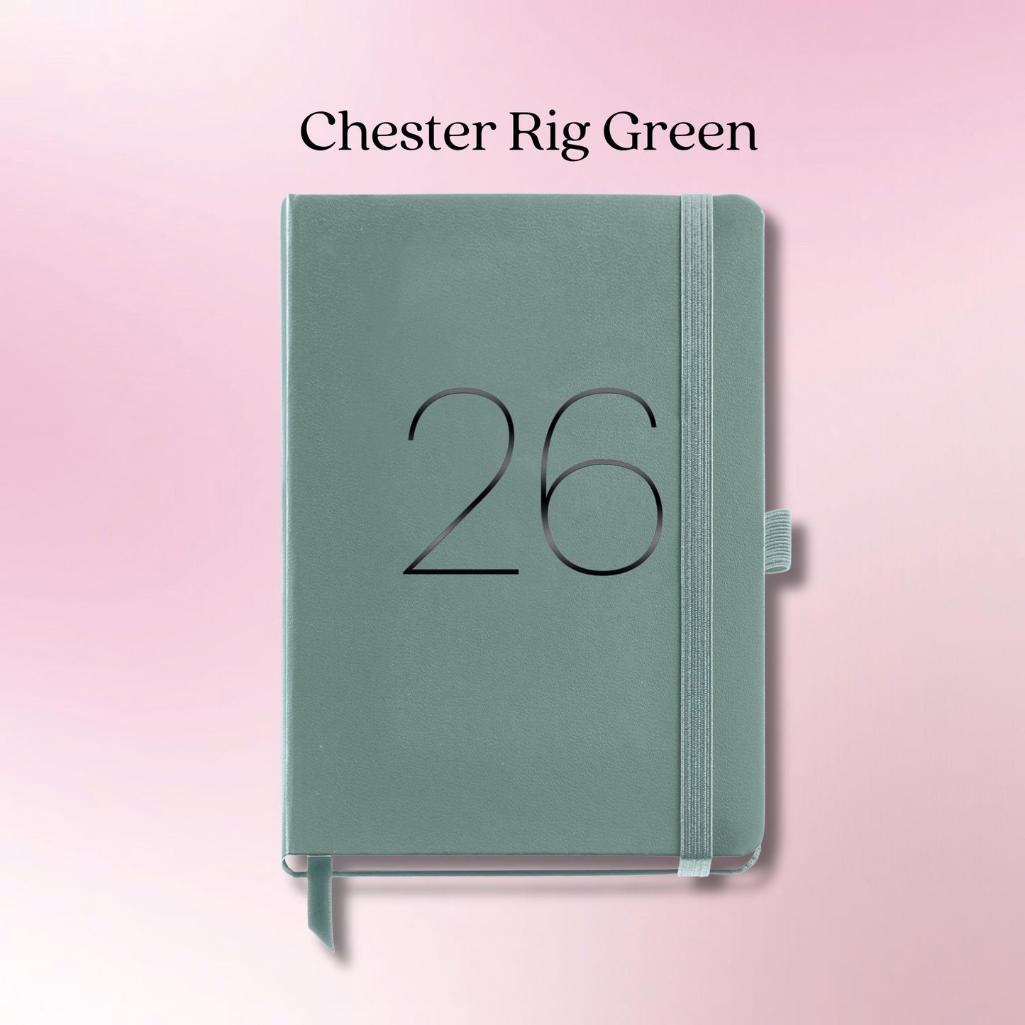 [SG]APLI 2026 A5 Day to Page Flexible Sewn Faux Leather Cover Diary | Chester Rig Series [Evergreen Stationery]