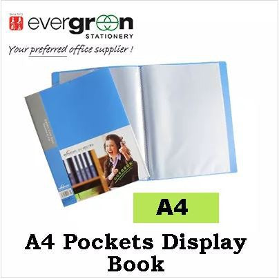 A4 Pockets Display Book 30 pockets