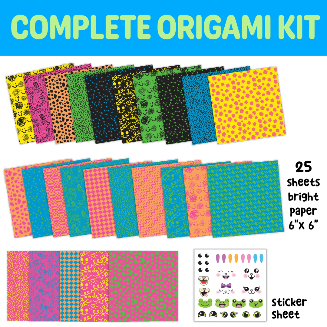 [SG] Faber Castell Mini Kit Neon Origami [Evergreen Stationery]