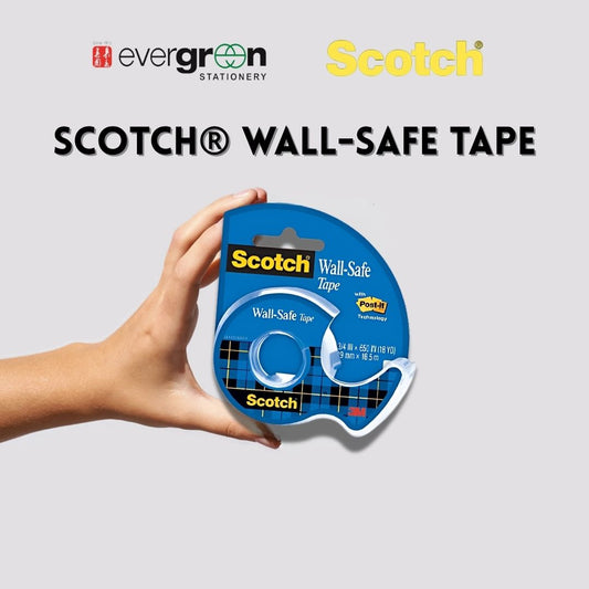 [SG] Scotch Wall-Safe Tape (19 mm x 16.5 m) [Evergreen Stationary]