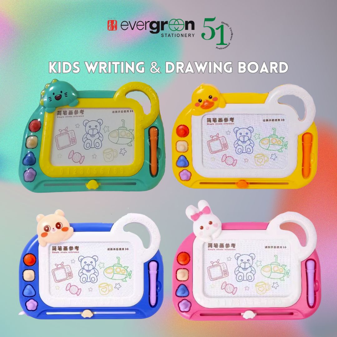 [SG] Kids Writing & Drawing Board [Evergreen Stationery]