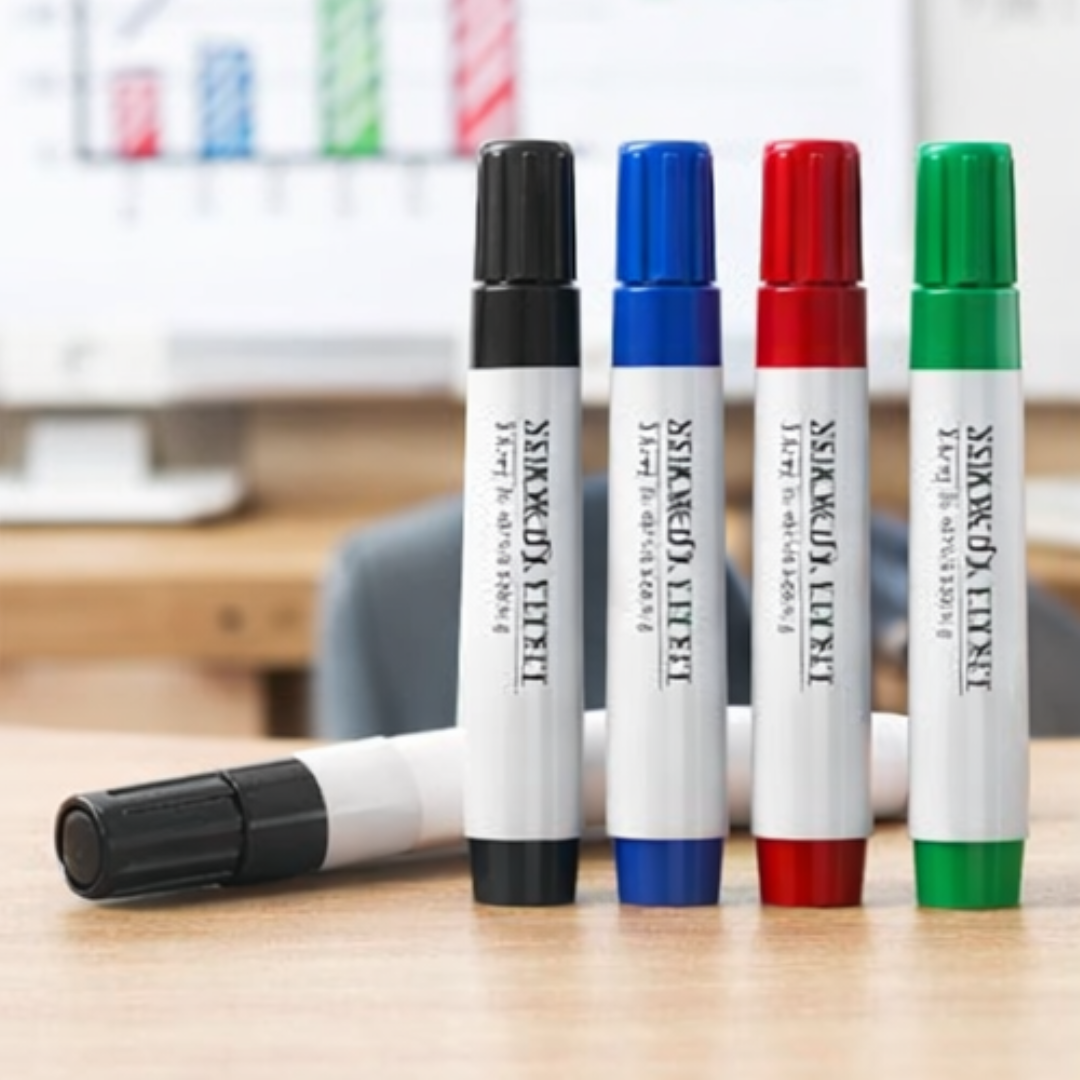 [SG] Fable Castell Con Pen Whiteboard Market Set of 4 [Evergreen Stationery]