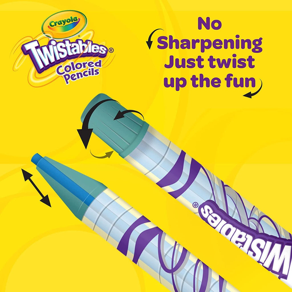 [SG] Crayola 687408 Twistables Colored Pencils 12ct [Evergreen Stationery]