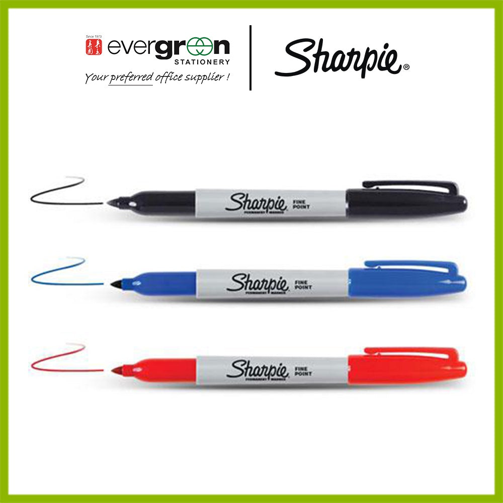 [SG] Sharpie Permanent Marker (Fine/ Ultra Fine) [Evergreen Stationery]