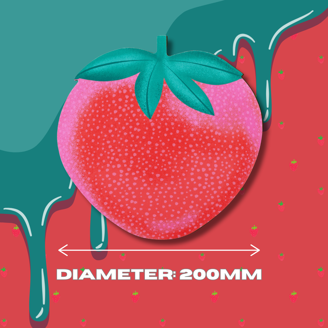 [SG] APLI Miquelrius Strawberry-Shaped Mousepad [Evergreen Stationery]