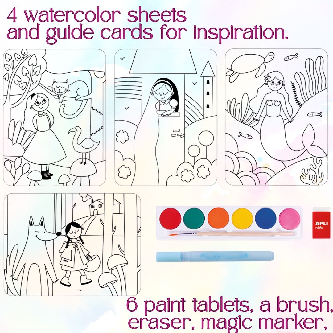 [SG] Apli Watercolour Magic Art [Evergreen Stationery]