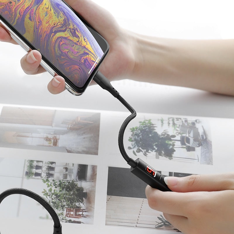 [SG] Hoco S13 Micro Central Control Timing Charging Data Cable | For Phone Device [Evergreen Stationery]