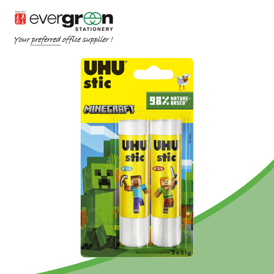 UHU Minecraft 2x21g Glue Stick in Blistercard