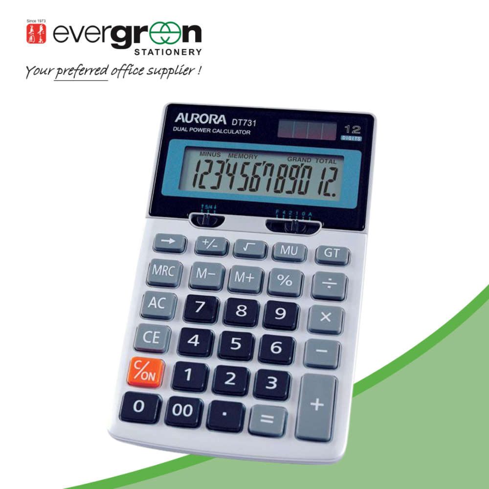 Aurora DT-731 Calculator 12 Digit