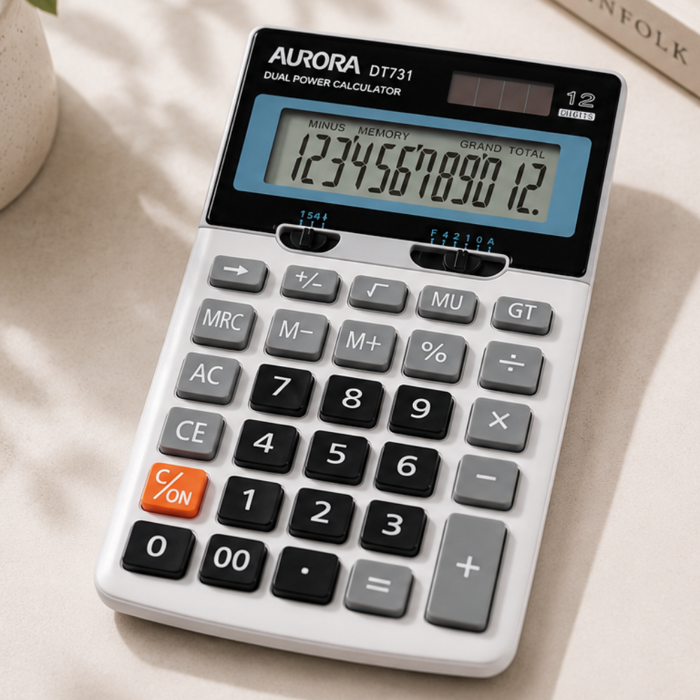 Aurora DT-731 Calculator 12 Digit